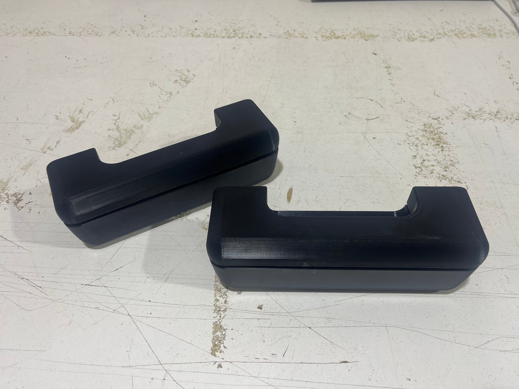 Magnetic Clamshell Armrests | Custom Truck, Hot Rod & Restomod Armrest Handles | 9 Inch