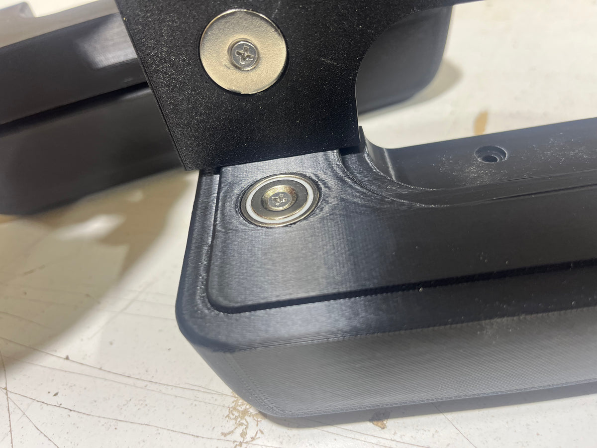 Magnetic Clamshell Armrests | Custom Truck, Hot Rod & Restomod Armrest Handles | 9 Inch