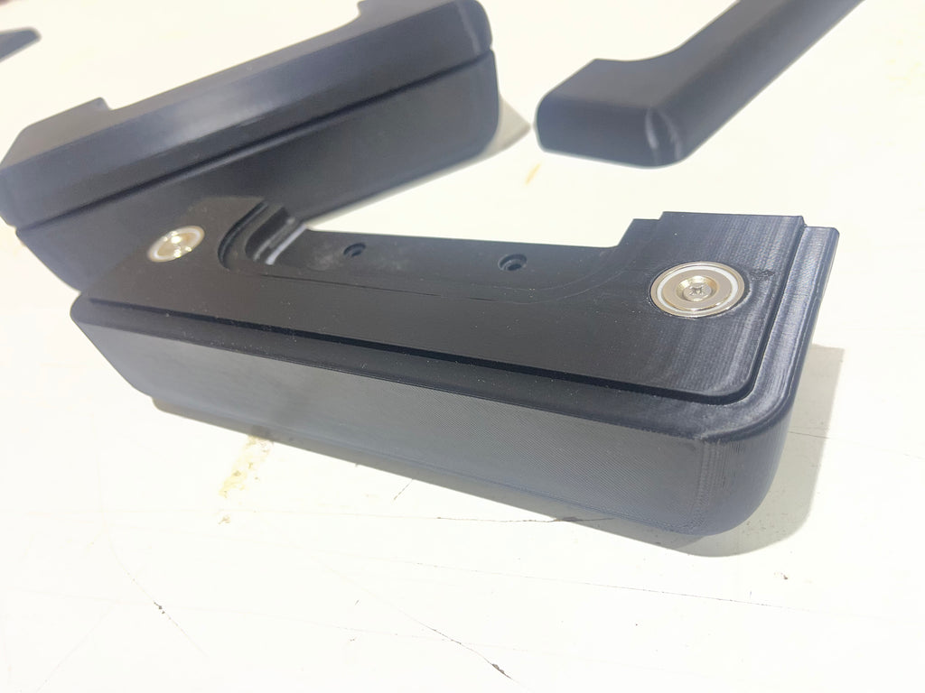 Magnetic Clamshell Armrests | Custom Truck, Hot Rod & Restomod Armrest Handles | 9 Inch