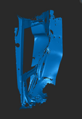 56 Ford F100 3D Scan file for kick panel area