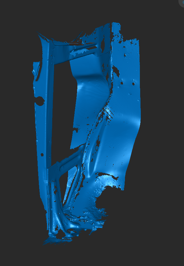56 Ford F100 3D Scan file for kick panel area